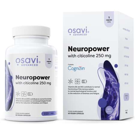 Osavi Neuropower with Citicoline, 250mg - 60 vegan caps