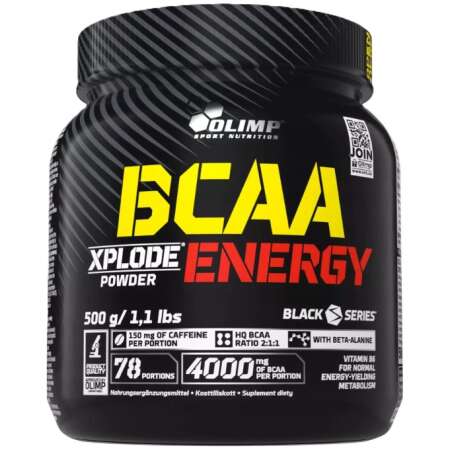 Olimp Nutrition BCAA Xplode Energy, Fruit Punch - 500g