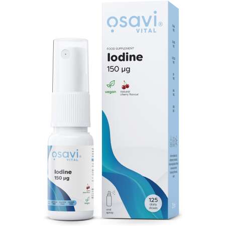 Osavi Iodine Oral Spray, 150mcg (Cherry) - 25 ml.