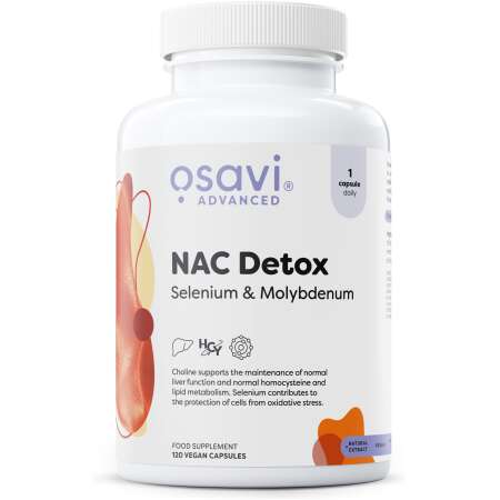 Osavi NAC Detox, Selenium & Molybdenum - 120 vegan caps