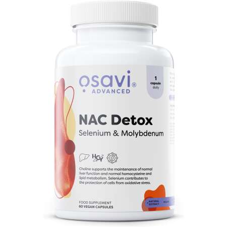Osavi NAC Detox, Selenium & Molybdenum - 60 vegan caps