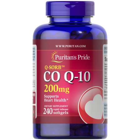 Puritan's Pride CoQ10, 200mg - 240 softgels