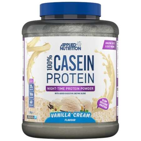 Applied Nutrition 100% Casein Protein, Vanilla - 1800g