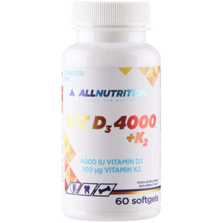 Allnutrition Vit D3 4000 + K2 - 60 softgels