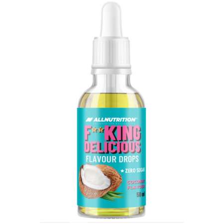 Allnutrition Fitking Delicious Flavour Drops, Coconut - 50 ml.