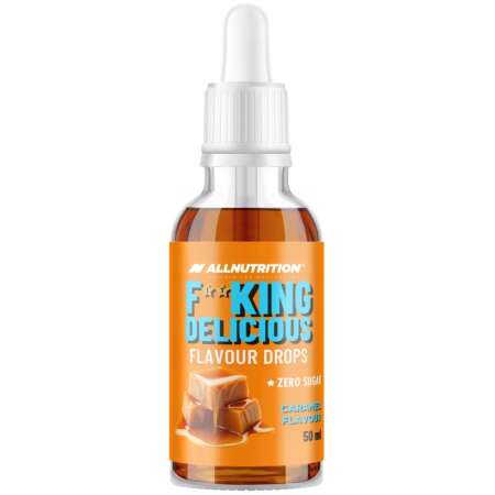 Allnutrition Fitking Delicious Flavour Drops, Caramel - 50 ml.
