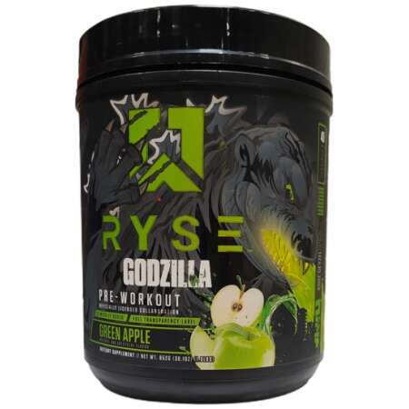 RYSE Godzilla Pre-Workout, Green Apple (EAN 810137320847) - 852g