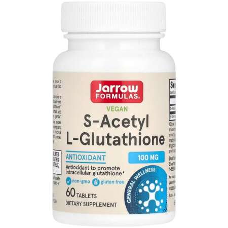 Jarrow Formulas S-Acetyl L-Glutathione, 100mg - 60 tabs