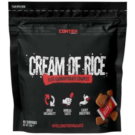 Conteh Sports Cream of Rice, Caramel Biscuit - 2000g