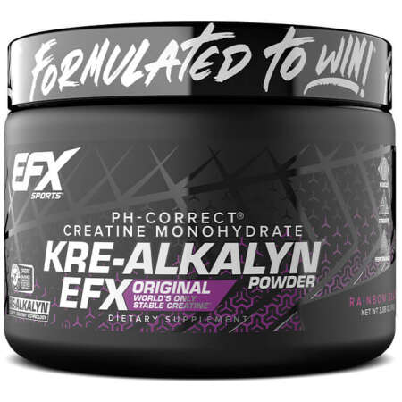 EFX Sports Kre-Alkalyn Powder, Rainbow Blast - 110g