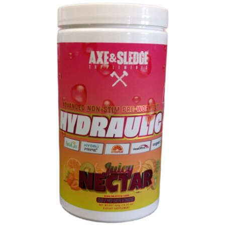 Axe & Sledge Hydraulic V2 Non-Stim Pre-Workout, Juicy Nectar - 464g
