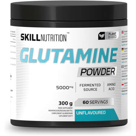 Skill Nutrition Glutamine Powder, Unflavoured - 300g