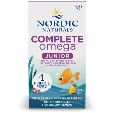 Nordic Naturals Complete Omega Junior, 283mg Lemon - 90 mini softgels