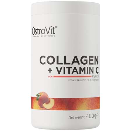 OstroVit Collagen + Vitamin C, Peach - 400g