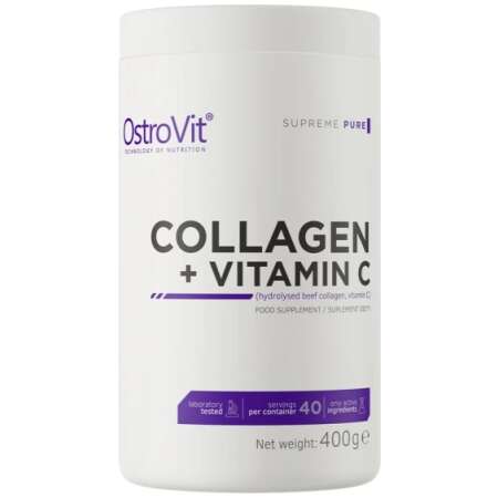 OstroVit Collagen + Vitamin C, Supreme Pure - 400g