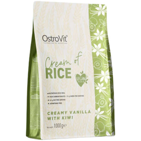 OstroVit Cream of Rice, Creamy Vanilla with Kiwi - 1000g