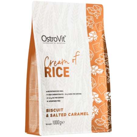 OstroVit Cream of Rice, Biscuit & Salted Caramel - 1000g
