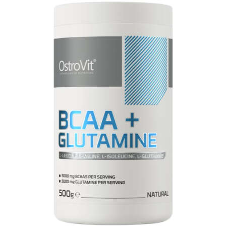 OstroVit BCAA + Glutamine, Natural - 500g