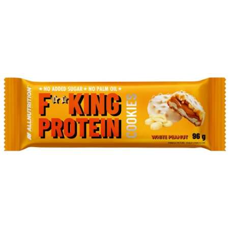 Allnutrition Fitking Protein Cookies, White Peanut - 6 cookies