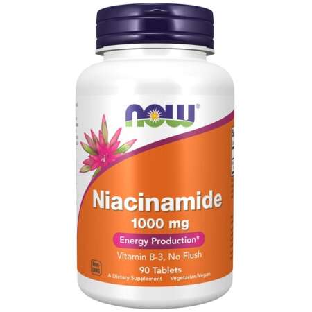 NOW Foods Niacinamide, 1000mg - 90 tablets