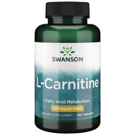 Swanson L-Carnitine, 500mg - 100 tablets