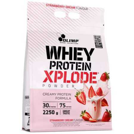 Olimp Nutrition Whey Protein Xplode, Strawberry Dream - 2250g