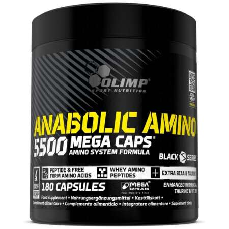 Olimp Nutrition Anabolic Amino 5500, Mega Caps - 180 caps