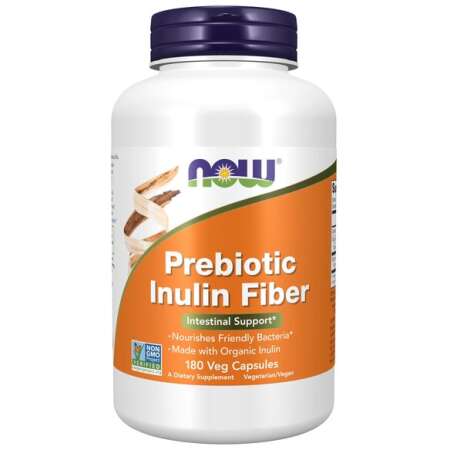 NOW Foods Prebiotic Inulin Fiber - 180 vcaps