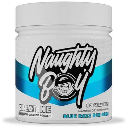 Naughty Boy Creatine, Blue Razz Bon Bons - 300g