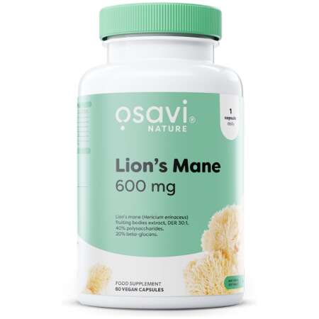 Osavi Lion's Mane, 600mg - 60 vegan caps