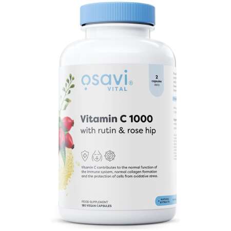 Osavi Vitamin C1000 with Rutin & Rose Hip - 180 vegan caps