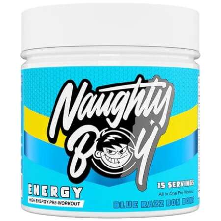 Naughty Boy Energy, Blue Razz Bon Bons - 195g