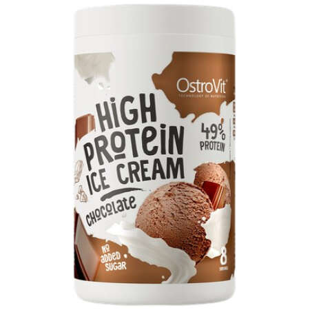 OstroVit High Protein Ice Cream, Chocolate - 400g