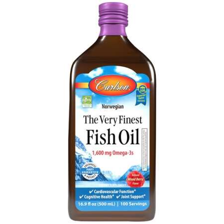 Carlson Labs The Very Finest Fish Oil, Mixed Berry - 500 ml.