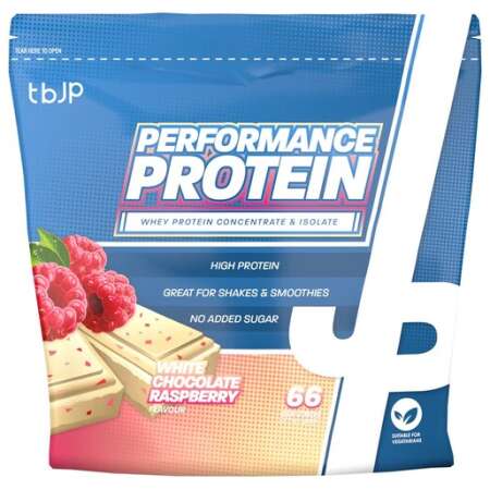 Trained by JP Performance Protein, White Chocolate Raspberry (EAN 659048915809) - 2000g