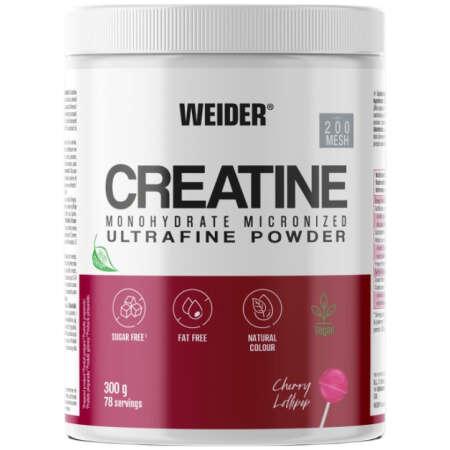 Weider Creatine Monohydrate Micronized, Cherry Lollipop - 300g