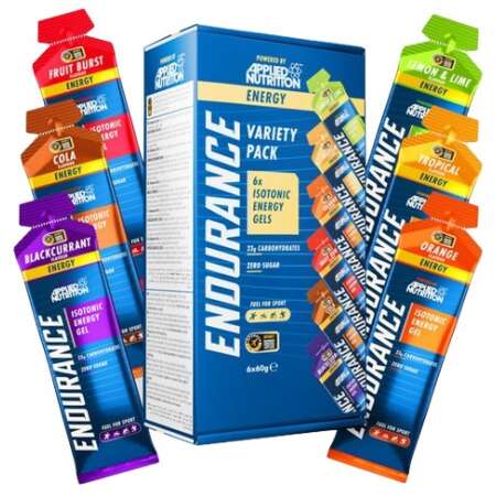 Applied Nutrition Endurance Isotonic Energy Gel, Variety Pack - 6 x 60g