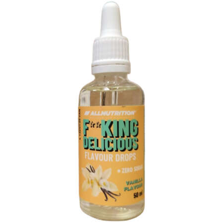 Allnutrition Fitking Delicious Flavour Drops, Vanilla - 50 ml.