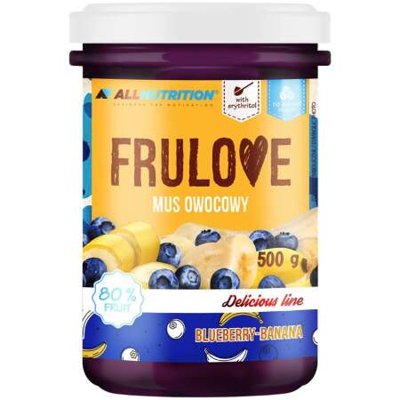 Allnutrition Frulove Mousse, Blueberry-Banana - 500g