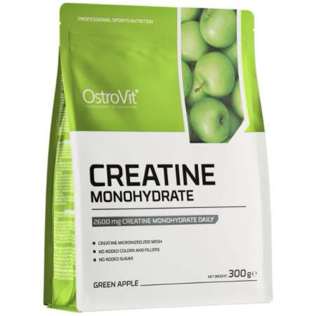 OstroVit Creatine Monohydrate, Green Apple - 300g