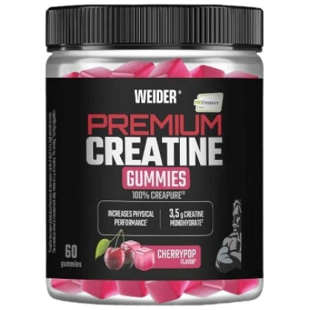 Weider Premium Creatine Gummies, Cherrypop - 60 gummies