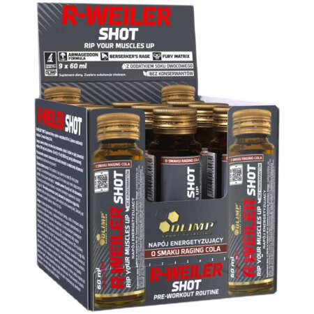 Olimp Nutrition R-Weiler Shot, Raging Cola - 9 x 60 ml.