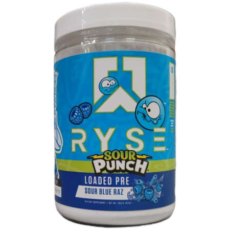 RYSE Loaded Pre, Sour Punch Sour Blue Raz (EAN 810137320922) - 453g