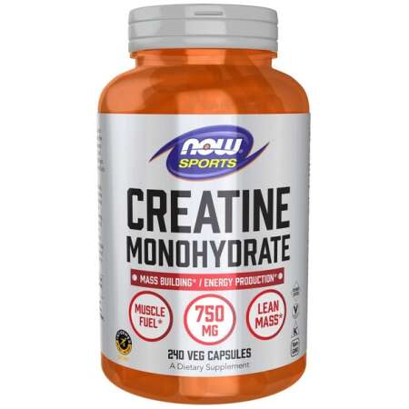 NOW Foods Creatine Monohydrate, 750mg - 240 vcaps