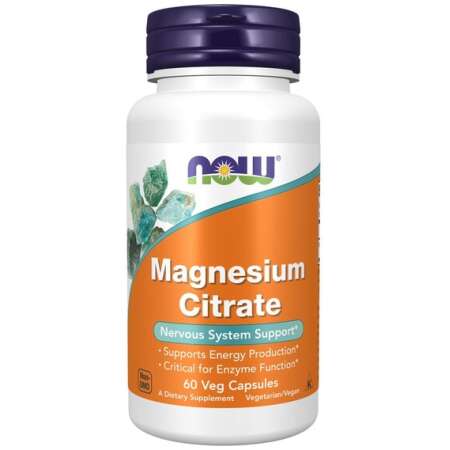 NOW Foods Magnesium Citrate, 400mg - 60 vcaps