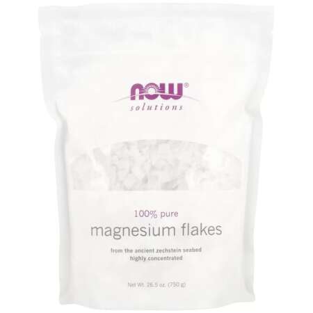 NOW Foods 100% Pure Magnesium Flakes - 750g