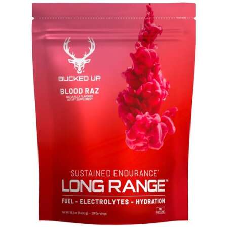 Bucked Up Long Range, Blood Raz - 1600g