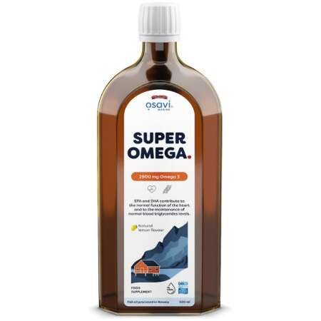 Osavi Super Omega, 2900mg Omega 3 (Lemon) - 500 ml.