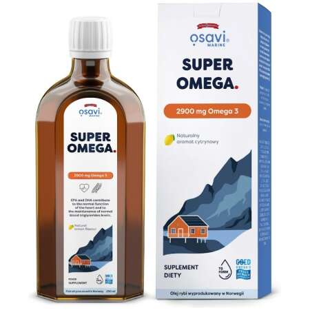 Osavi Super Omega, 2900mg Omega 3 (Lemon) - 250 ml.