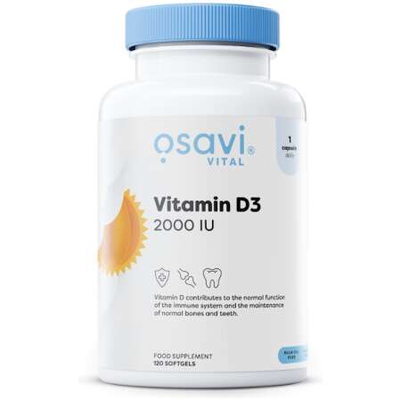 Osavi Vitamin D3, 2000IU - 120 softgels